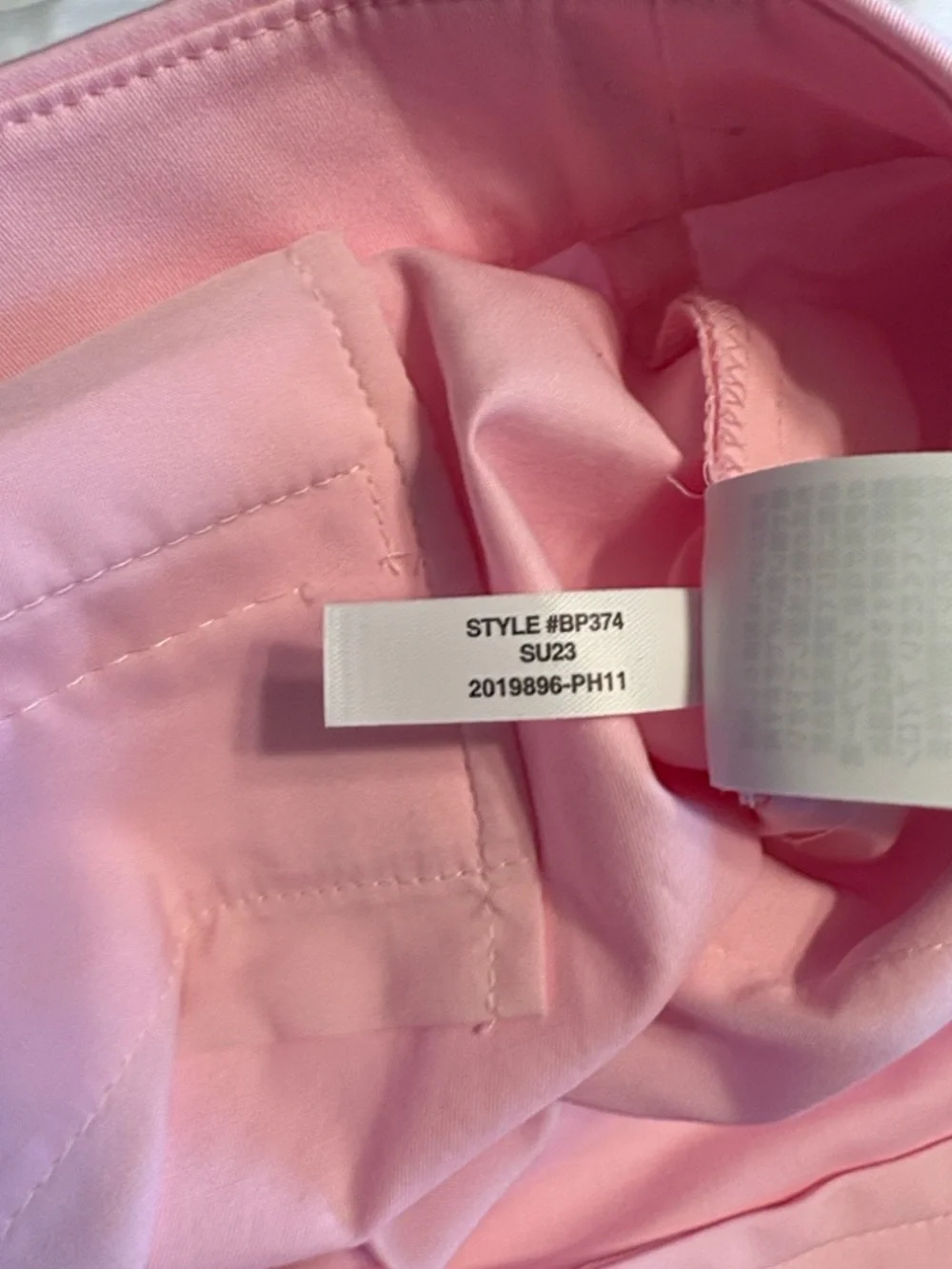 J. Crew Kate Cuffed Straight Leg Pants in Lightweight Chino Size 4 Pink NWT - Picture 9 of 13